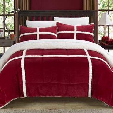 Microfiber best sale sherpa comforter